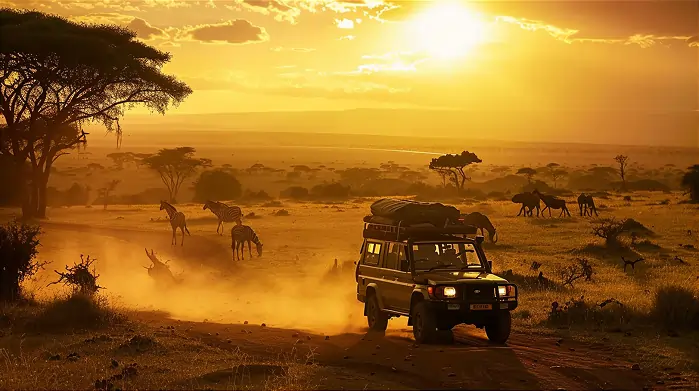 Safari Drive in Amboseli
